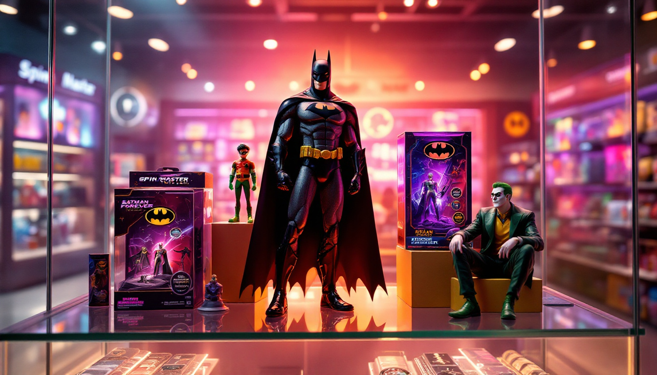 découvrez la nouvelle collection rétro de batman forever chez spin master, mettant en avant des figurines et accessoires emblématiques soigneusement conçus pour raviver la nostalgie des fans de la franchise. ne manquez pas cette chance de redécouvrir l'univers captivant de batman avec des pièces uniques qui célèbrent l'héritage de ce classique.