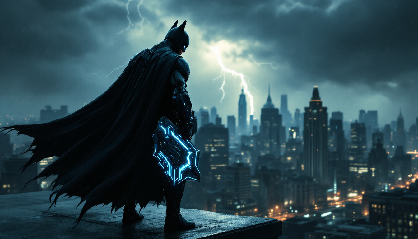 découvrez comment batman, le héros emblématique de gotham, a mis la main sur une nouvelle arme redoutable. dans cette aventure palpitante, le sort du monde est en jeu. plongez dans un récit captivant où le dark knight devra faire face à des choix difficiles pour protéger l'humanité. ne manquez pas cette exploration de pouvoir et de responsabilité.
