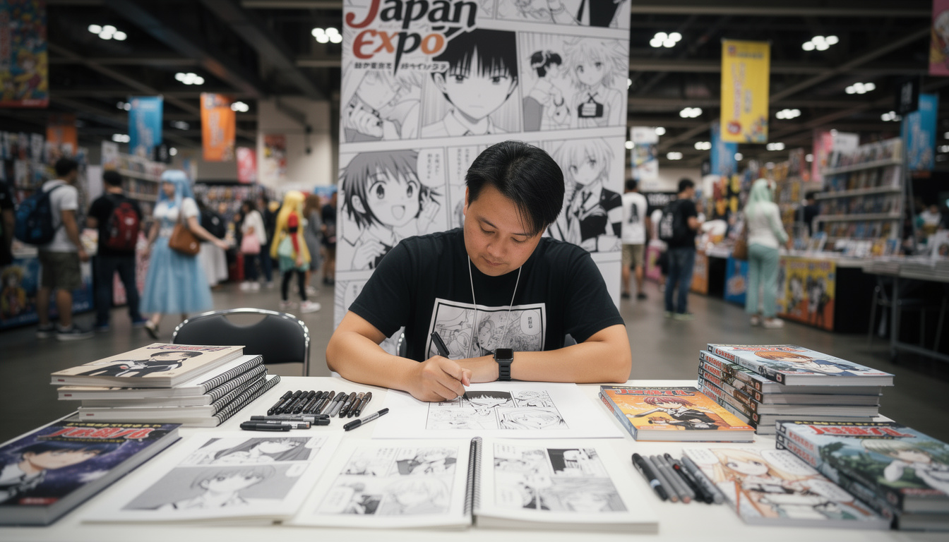 participez au concours organisé par manga plus et japan expo pour découvrir et promouvoir le nouveau talent mangaka de demain. ne manquez pas cette opportunité unique !