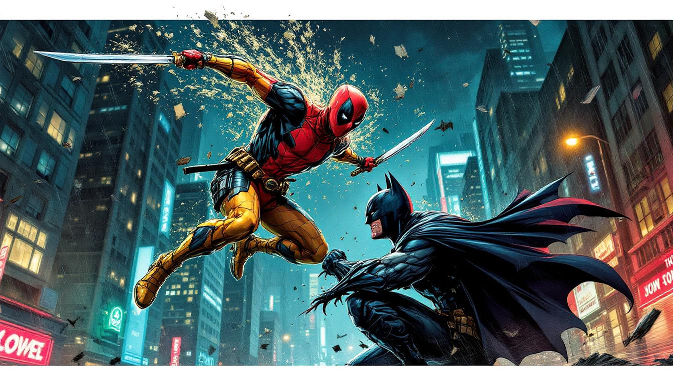 découvrez deadpool/batman et batman/deadpool, les derniers héros emblématiques qui révolutionnent l'univers des comics avec leurs aventures palpitantes et leur humour unique.