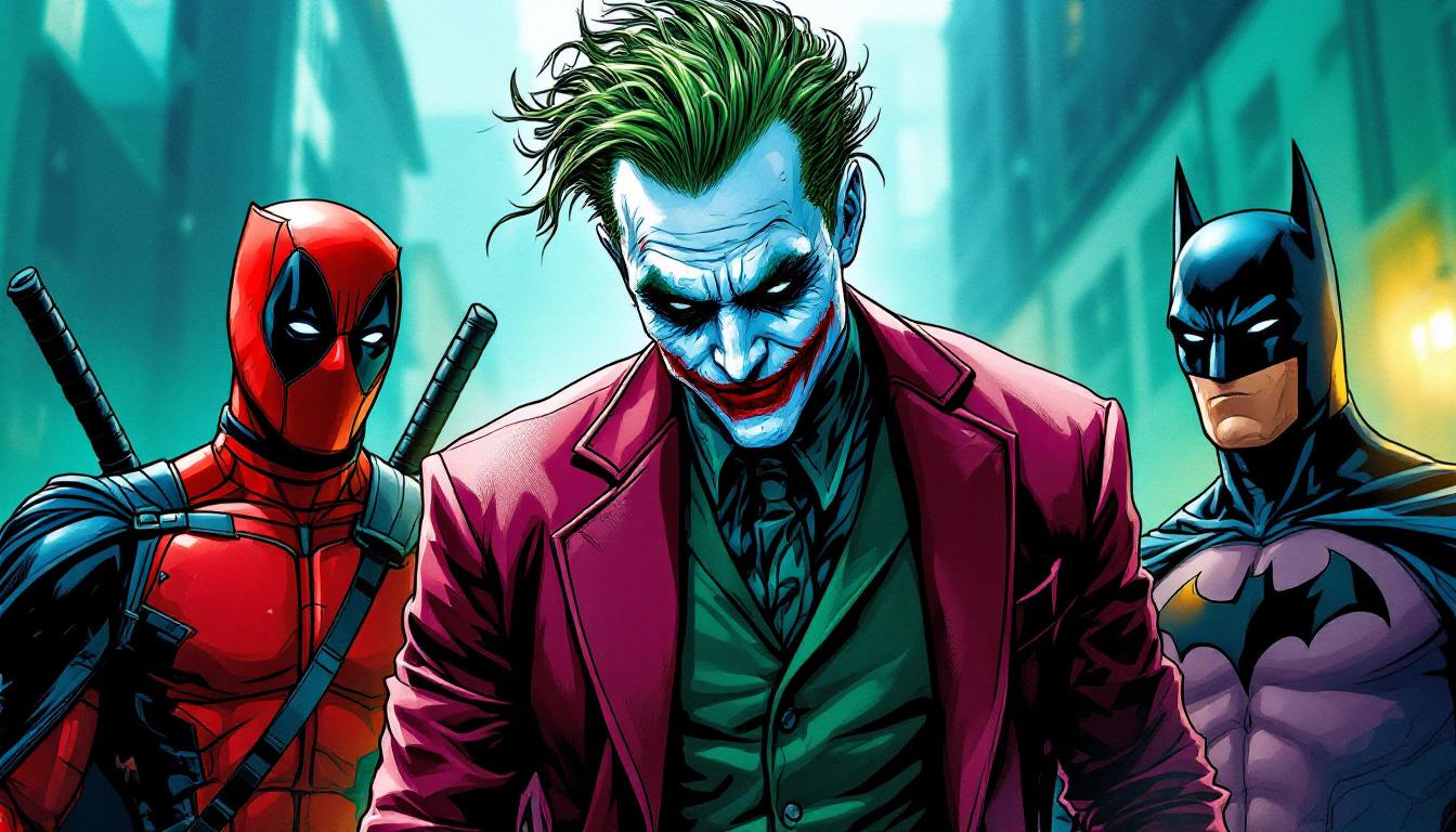 découvrez deadpool/batman et batman/deadpool, les dernières aventures captivantes réunissant deux icônes incontournables du monde des comics dans une rencontre explosive et pleine d'humour.