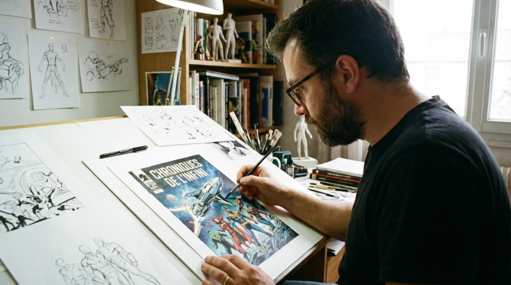 apprenez à concevoir des couvertures captivantes pour vos bandes dessinées afin d'attirer l'attention et séduire vos lecteurs.