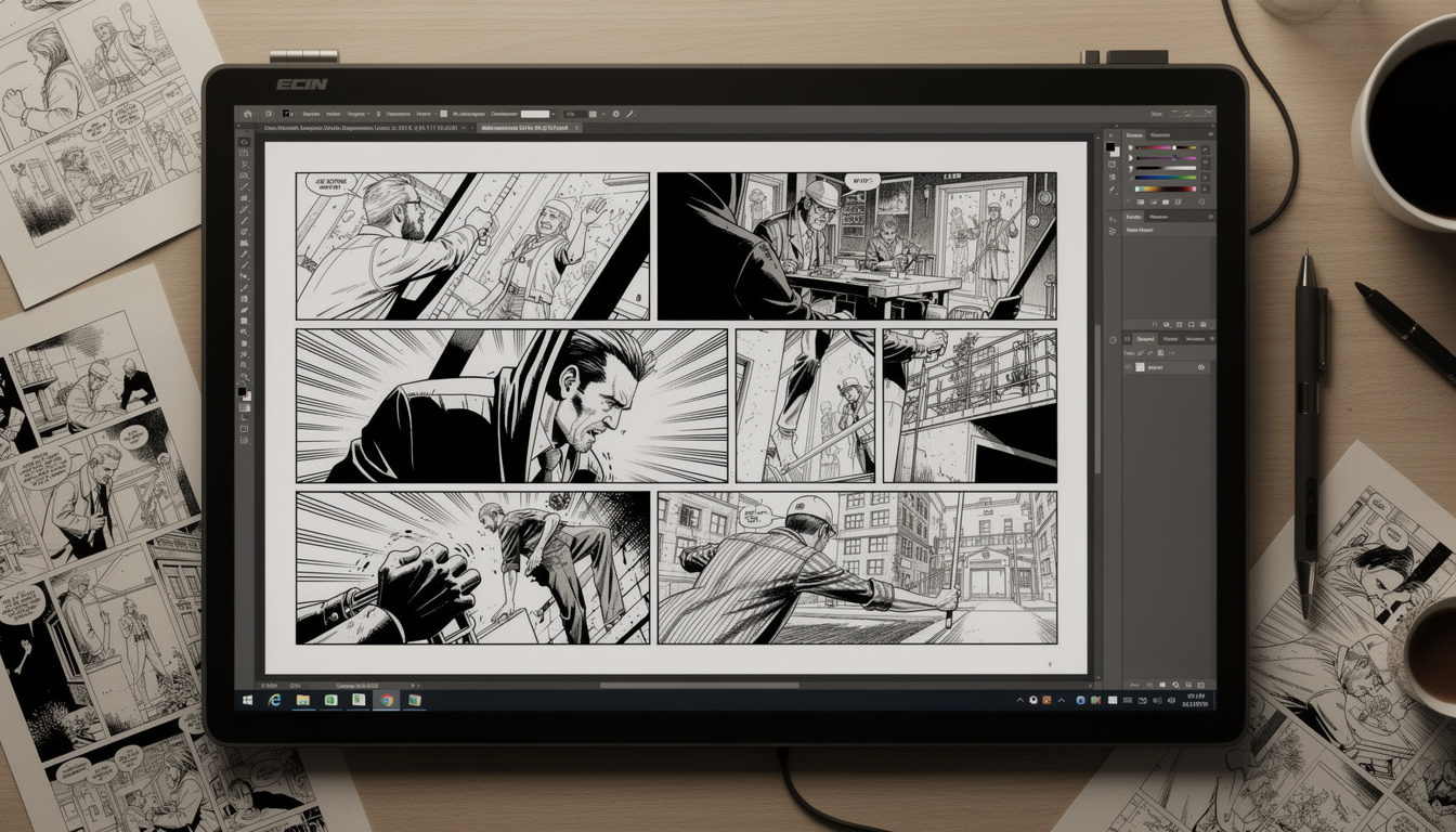 apprenez à créer des planches de bande dessinée professionnelles avec clip studio grâce à notre guide étape par étape, idéal pour débutants et artistes confirmés.