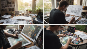 apprenez à dessiner des décors immersifs pour donner vie à vos planches et captiver votre audience avec des illustrations détaillées et réalistes.