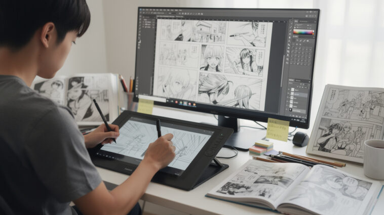 découvrez les bases du style manga avec clip studio et apprenez à créer vos propres illustrations inspirées de l'univers japonais.