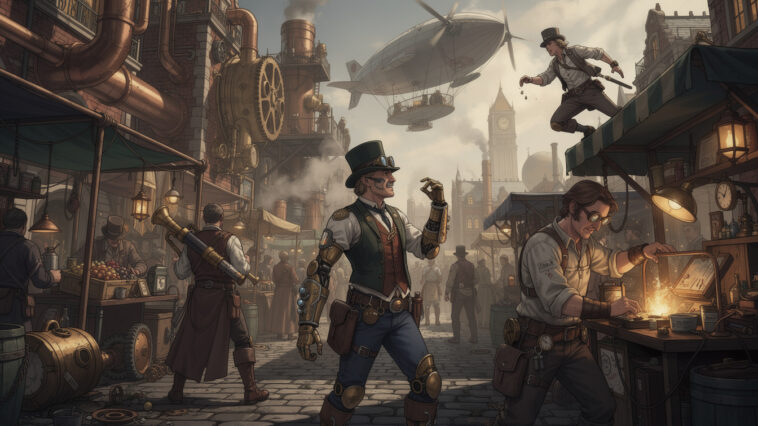 apprenez à créer des illustrations bd uniques dans un style steampunk mêlant éléments rétro-futuristes et esthétique industrielle pour donner vie à vos histoires.