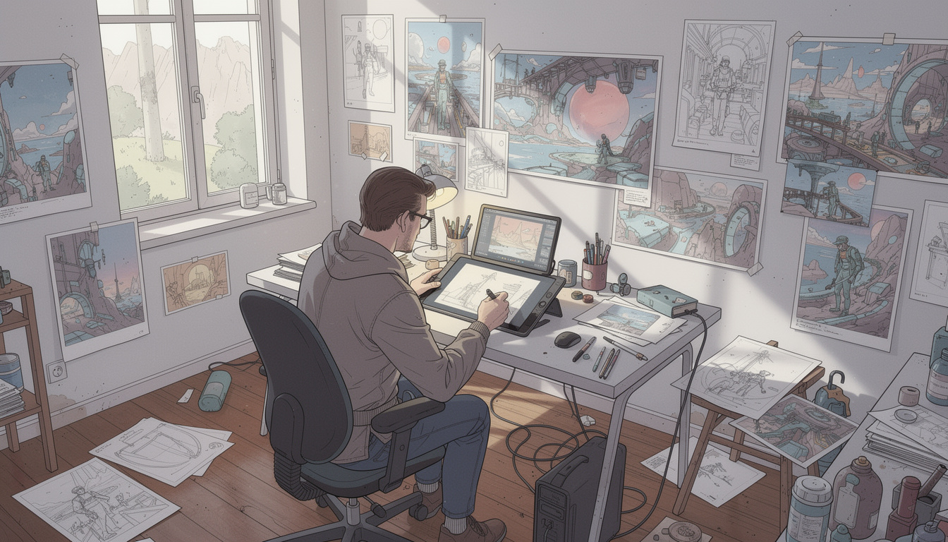 découvrez comment apprendre et s'inspirer des maîtres de la bande dessinée tels que moebius pour développer votre style et créativité artistique.