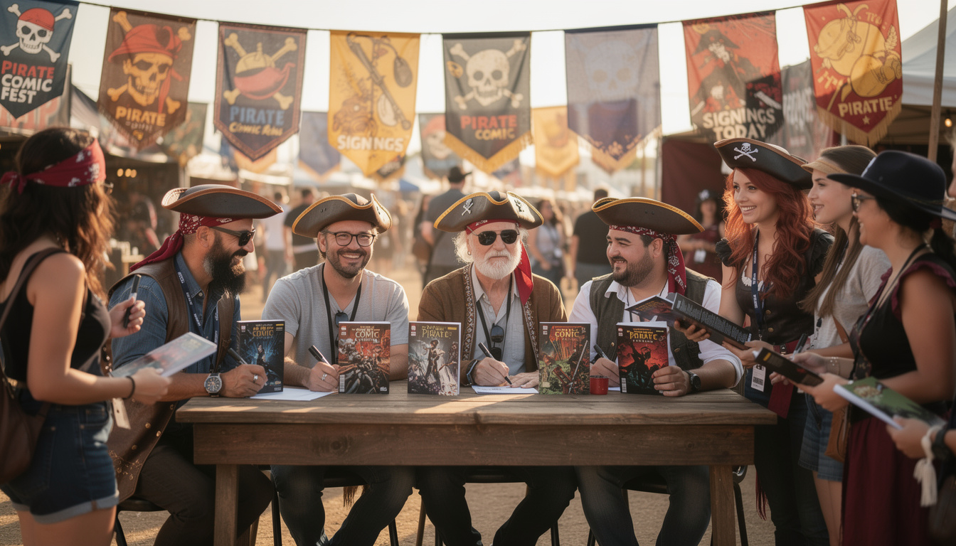 plongez au festival bd d’évreux, où le cœur de la ville se transforme en un antre de corsaires pour une aventure unique entre bulles et pirates.