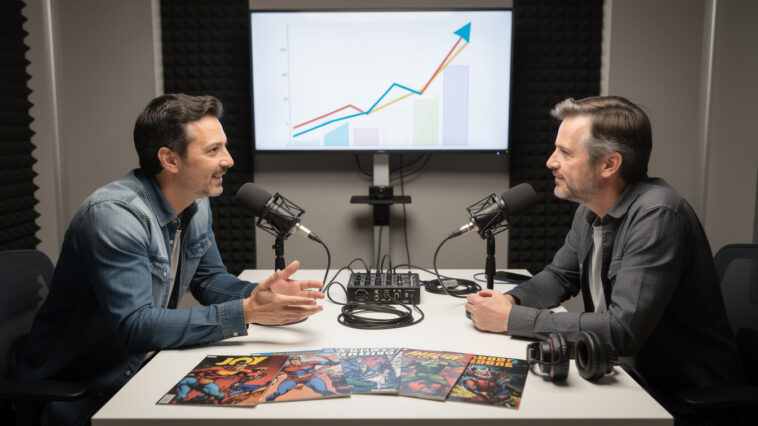 dans ce podcast, découvrez l’idée audacieuse imaginée pour faire décoller les ventes des comics marvel.