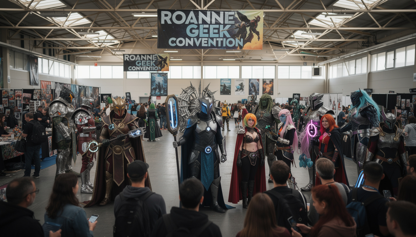 découvrez la roanne geek convention à riorges, un événement incontournable au scarabée qui célèbre la culture geek sous toutes ses formes : jeux vidéo, comics, cosplay et bien plus encore.