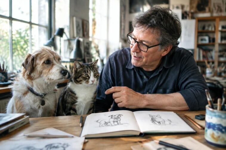 le créateur de « mutts » raconte comment les animaux qui l’entourent ont inspiré et donné vie à ses personnages emblématiques.