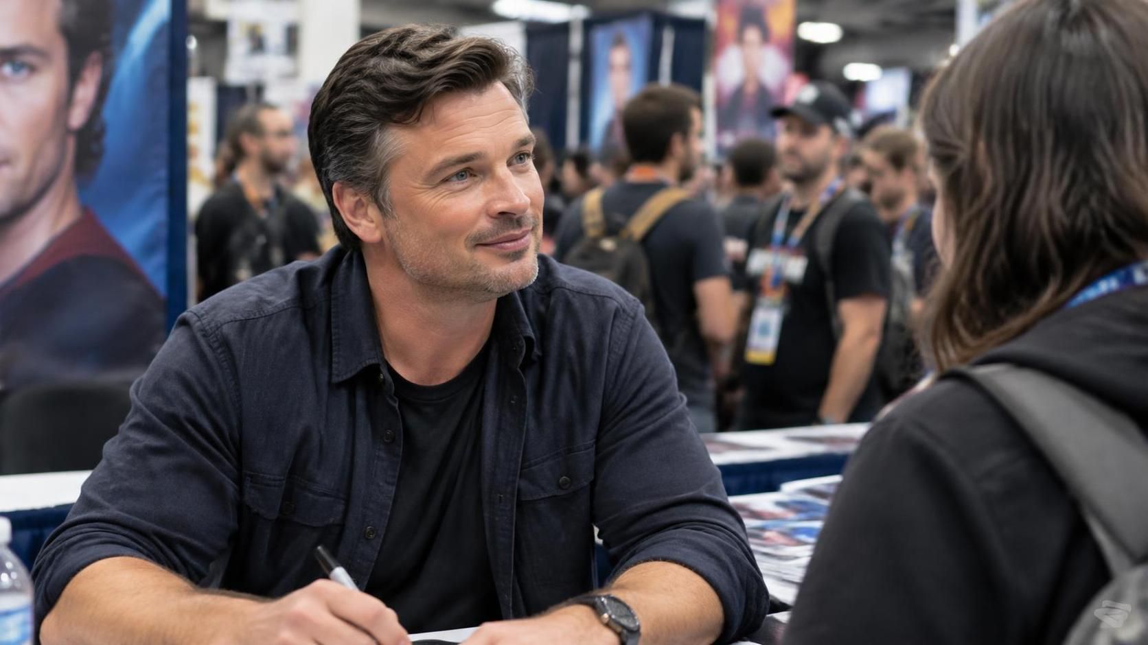 tom welling fait une apparition remarquée au comic con de new york après avoir publié par inadvertance une photo intime sur les réseaux sociaux.