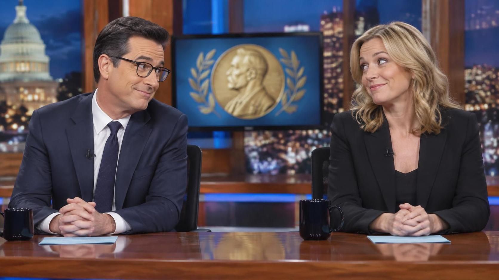 dans « weekend update », snl se moque de donald trump après son échec dans la course au prix nobel de la paix.