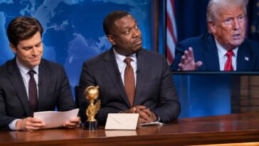 dans « weekend update », snl lance des piques mordantes à donald trump après son échec dans la course au prix nobel de la paix.
